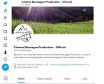 Compte Twitter officiel de Cinéma Montagne Production