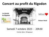 Concert caritatif pour l'Accueil de jour Le Rigodon