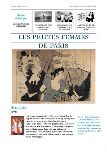 Tournage du film les petites femmes de Paris