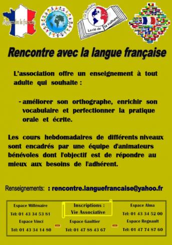 rencontre vocabulaire