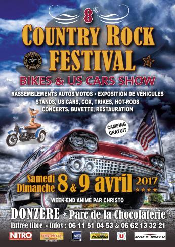 COUNTRY ROCK FESTIVAL BIKES & US CARS SHOW - Donzère (26290)