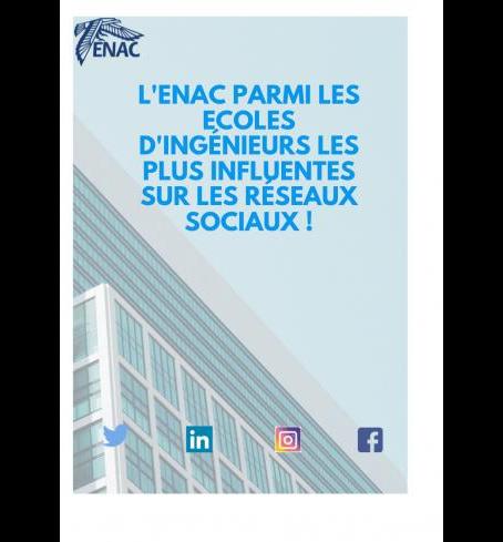 L'ENAC classée parmi les 10 Grandes Écoles d'Ingénieurs en France les plus  influentes sur les Réseaux Sociaux ! - Toulouse (31000)