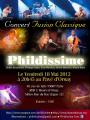 Concert Fusion Classique Phildissime le 18 mai 2012 au Pavé d’Orsay (Paris 7e)