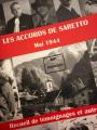 Notre dernier livre sur le 80e anniversaire des Accords de Saretto