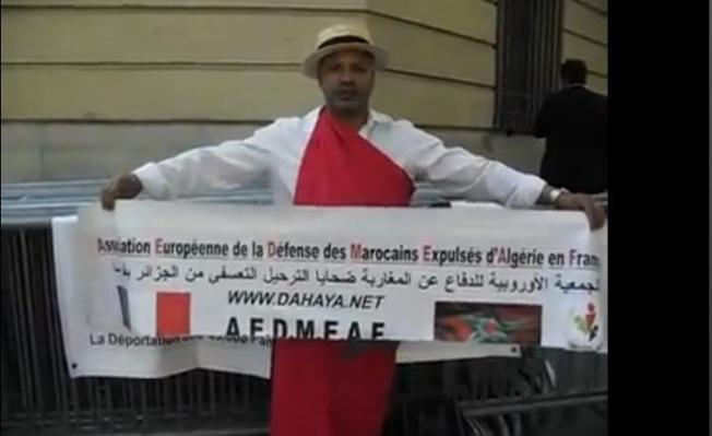 Sit-in devant l'Ambassade de l'Algerie
