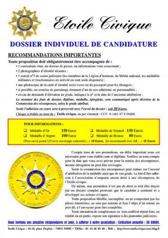 DOSSIER INDIVIDUEL