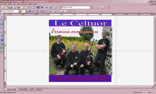 Un CD pour l' association CELTUOR