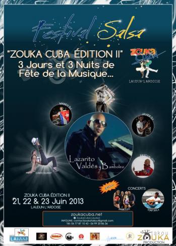 21 22 23 JUIN EDITION II FESTIVAL ZOUKA CUBA