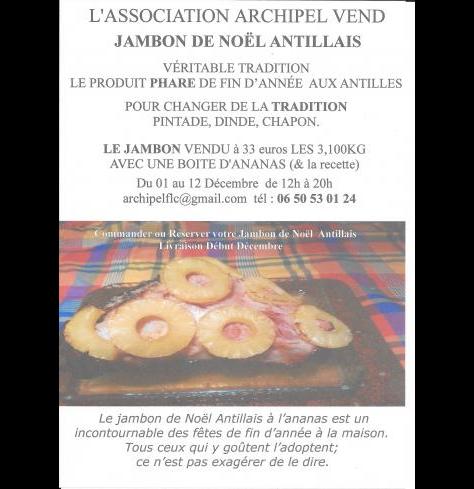 VEND JAMBON DE NOËL  ANTILLAIS