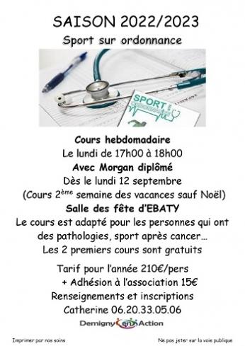 Sport sur ordonnance