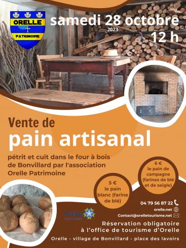 Journée orellinche du pain - 28 octobre 2023 à 12 h - Orelle Patrimoine