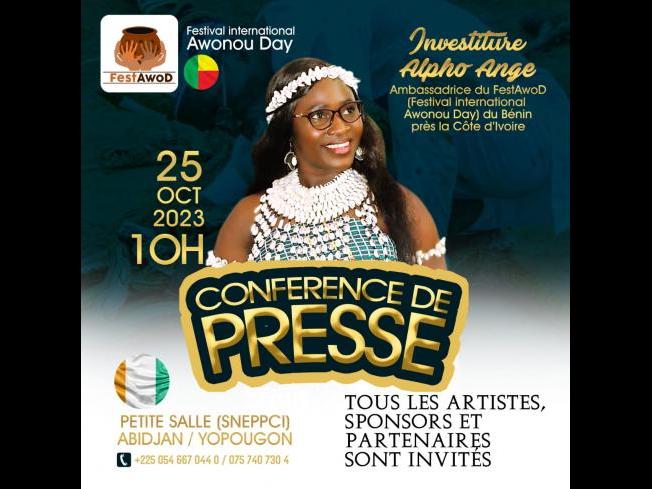 COTE D'IVOIRE: PROMOTION FESTIVAL AWONOU DAY EN FRANCE 