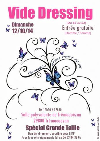 Vide Dressing spéciale grandes tailles, Entrée gratuite !!! le 12/10/14