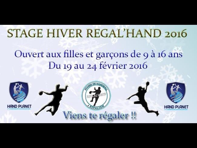 Stages Régal'hand 2016