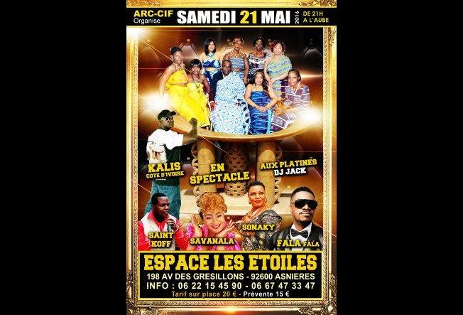 GRANDE SOIREE LE 21 MAI 2016