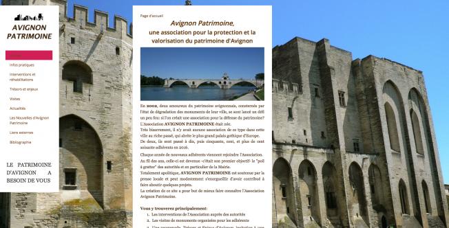 NOUVEAU SITE AVIGNON PATRIMOINE