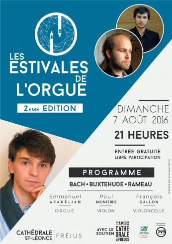 2ème édition des Estivales de l'Orgue 2016