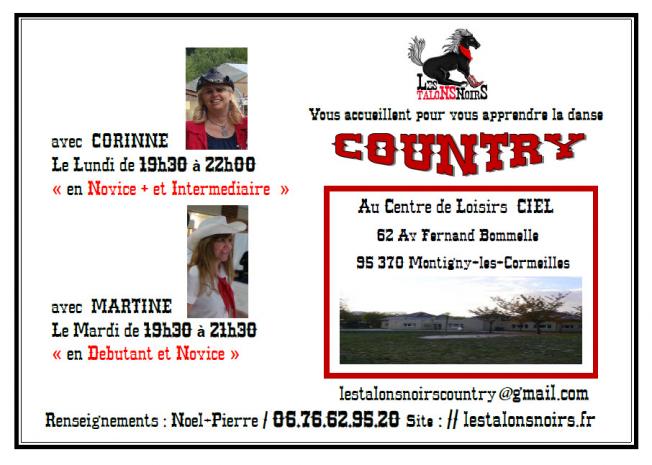 Portes ouvertes des cours de danse Country 