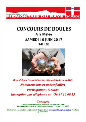 CONCOURS DE BOULES