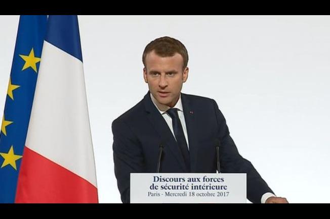 DISCOURS DU PRÉSIDENT DE LA RÉPUBLIQUE, EMMANUEL MACRON, DEVANT LES FORCES DE SÉCURITÉ INTÉRIEURE