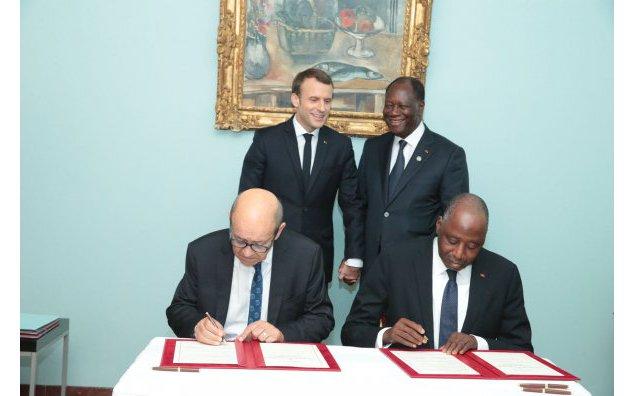 COTE D'IVOIRE: Visite officielle du Président de la République française Emmanuel Macron