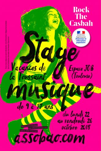 Stage musique et stage arts graphiques à la Toussaint 2018 !