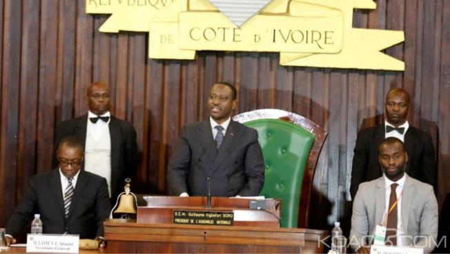 COTE D'IVOIRE : Guillaume Soro, convoque les députés en session extraordinaire  