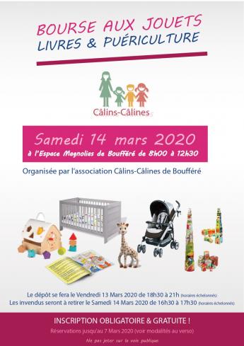 BOURSE AUX JOUETS, LIVRES, MATÉRIELS DE PUÉRICULTURE